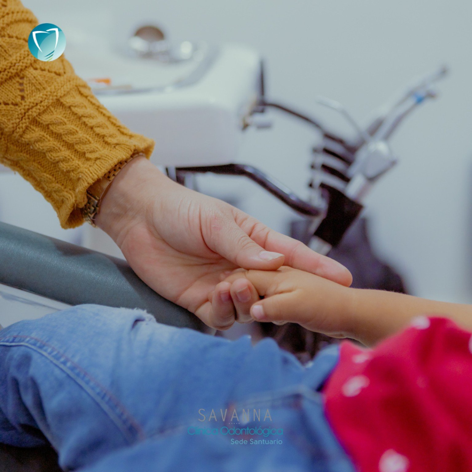 Acompañamiento durante una atención odontológica infantil